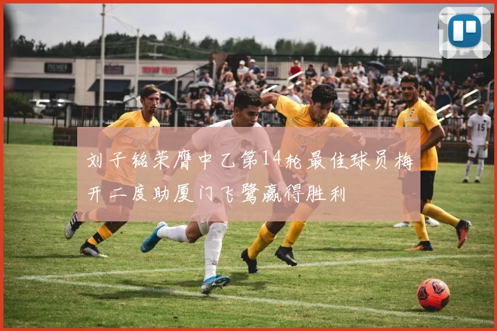 刘子铭荣膺中乙第14轮最佳球员梅开二度助厦门飞鹭赢得胜利